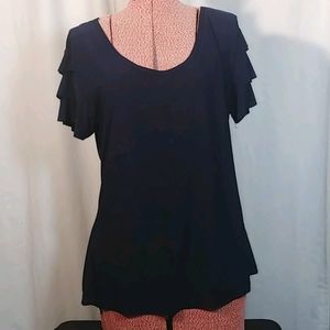 Dark Blue Vintage Suzie Large Blouse